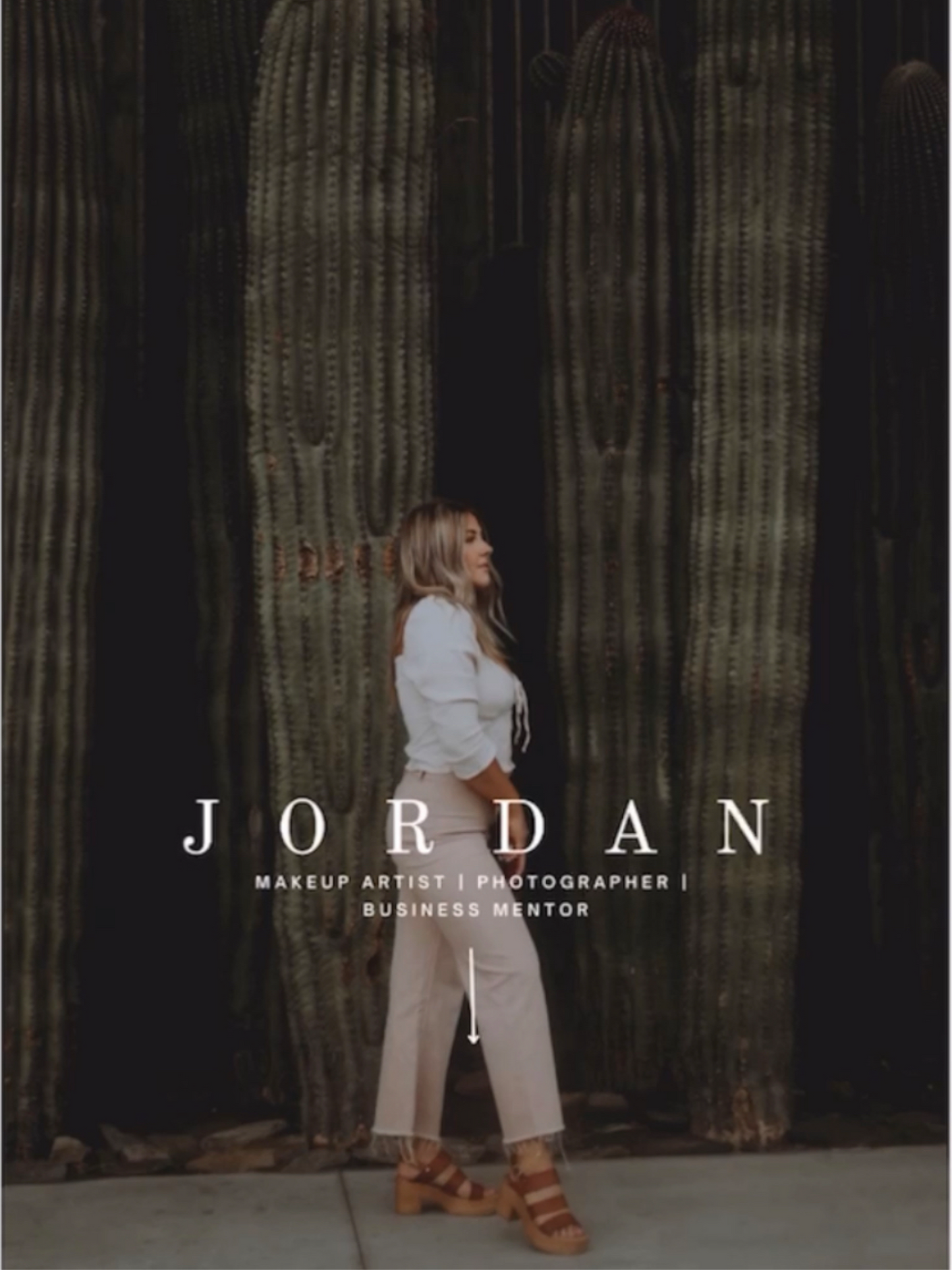 Jordan IG Bio Website Template