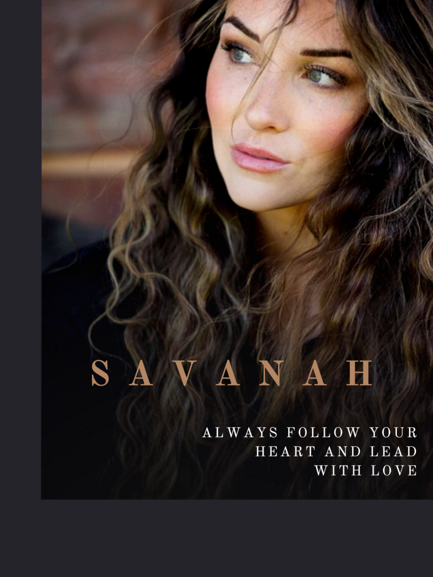 Savanah IG Bio Website Template